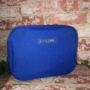 Lancôme Blue Zip Top Makeup Case
